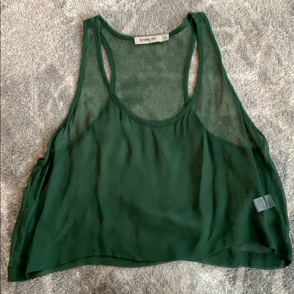 Sam & Lavi green tank top - Picture 3 of 6